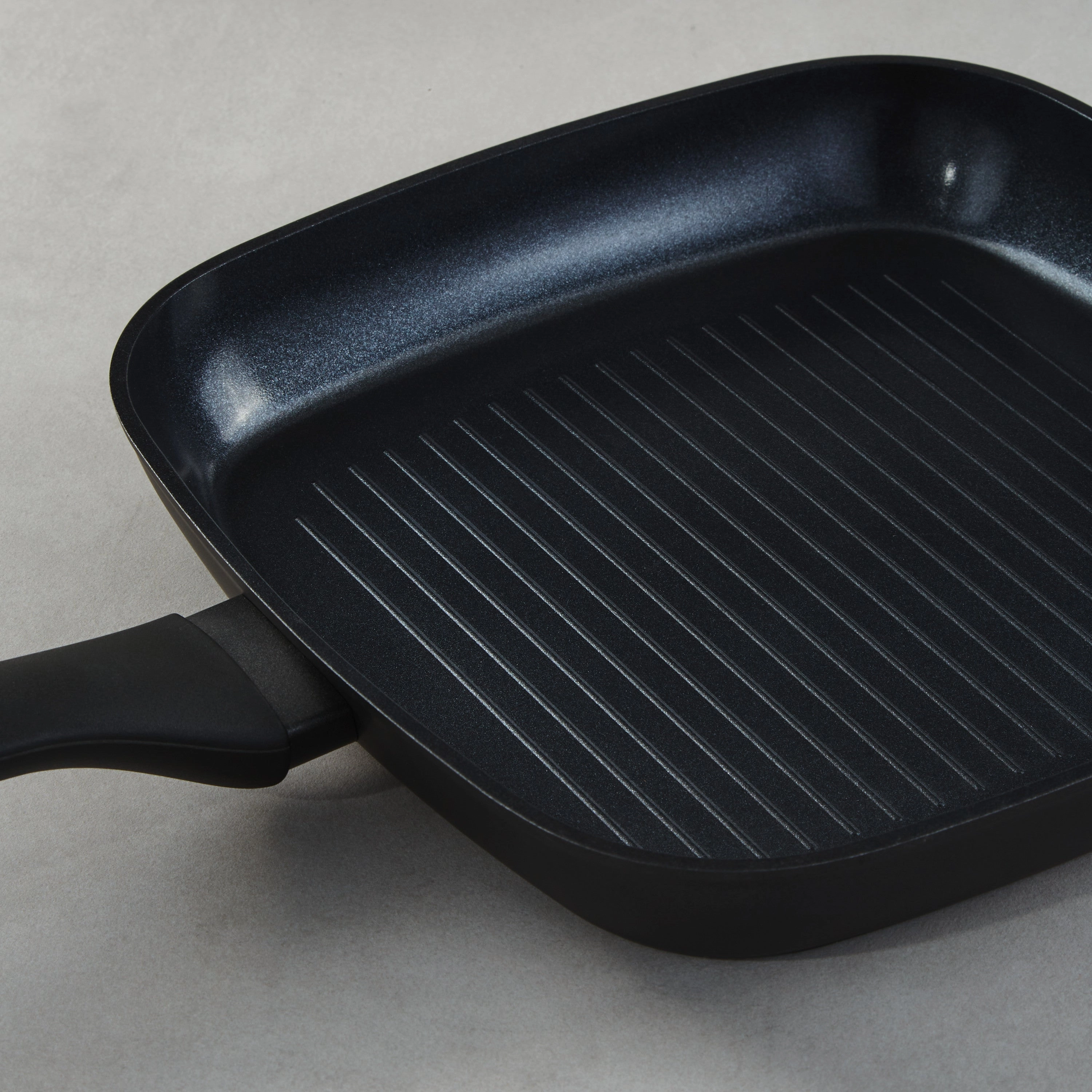 BergHOFF DiNA Helix Recycled Aluminum Nonstick Ceramic Grill Pan, 10.25"