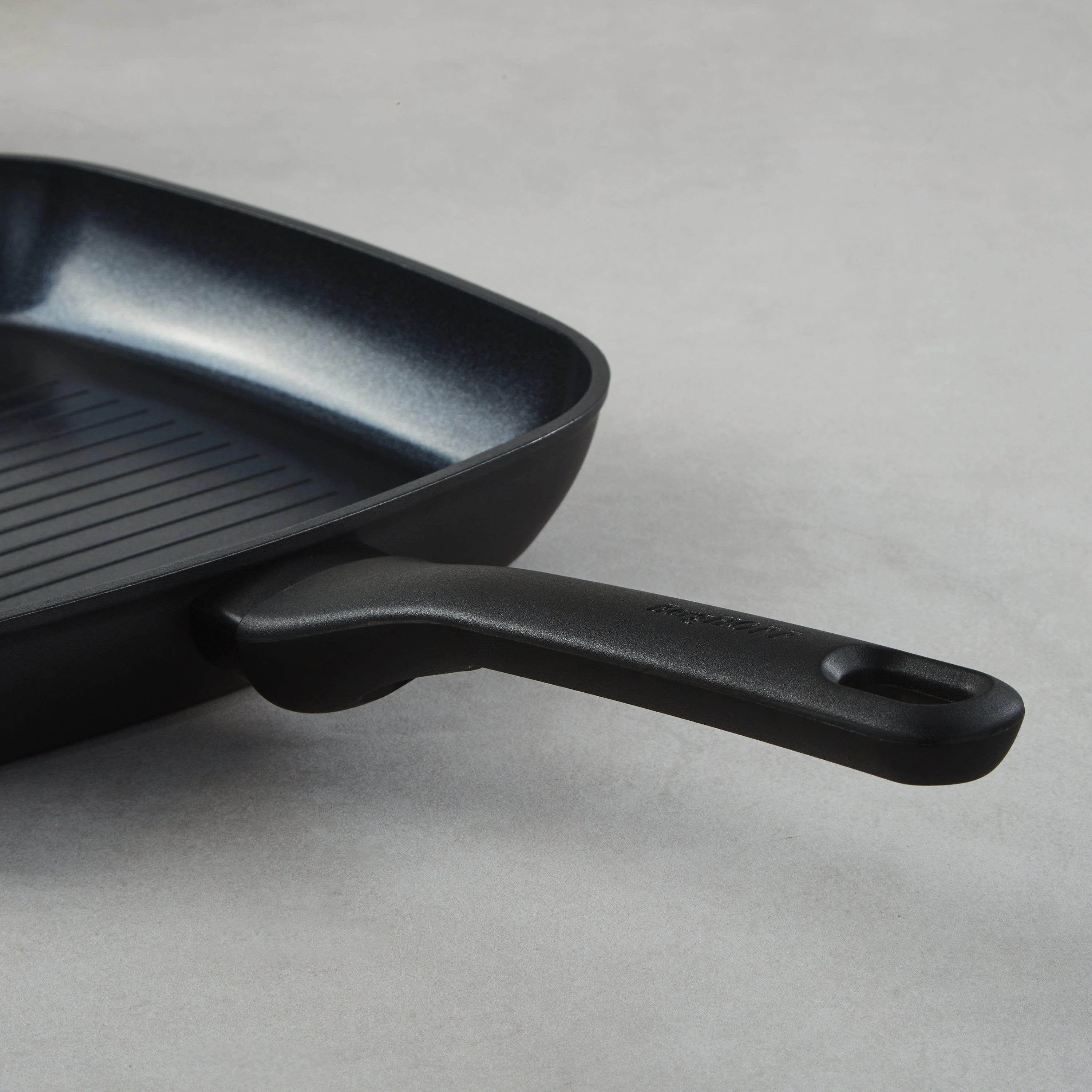 BergHOFF DiNA Helix Recycled Aluminum Nonstick Ceramic Grill Pan, 10.25"