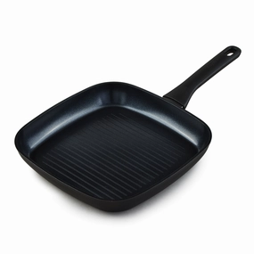 BergHOFF DiNA Helix Recycled Aluminum Nonstick Ceramic Grill Pan, 10.25" cookware set,cooking pots,kitchen cookware
