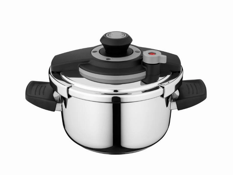 BergHOFF Essentials 2Pc 18/10 Stainless Steel Pressure Cooker Set 7.4 Qt & 4.2Qt