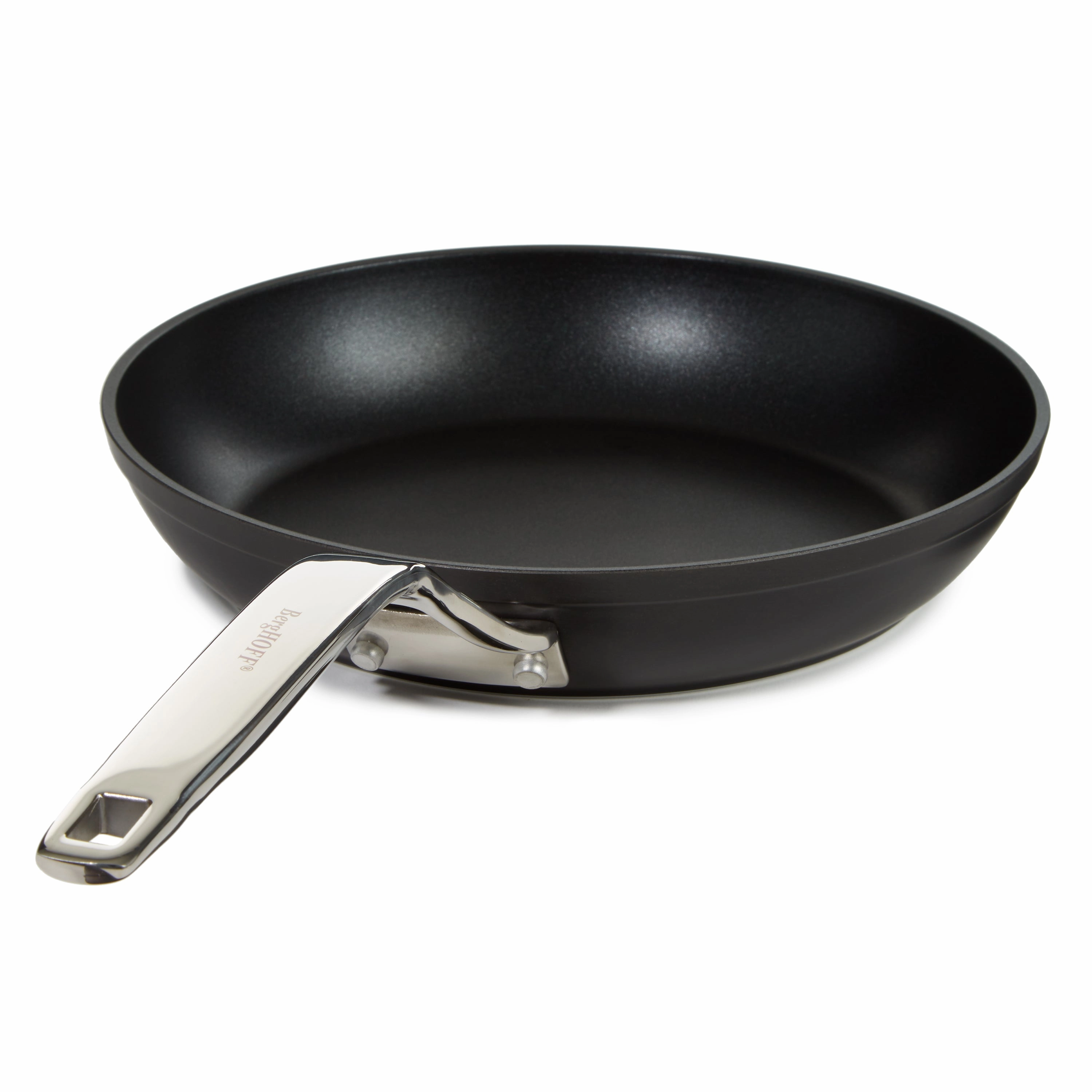 BergHOFF Essentials 2Pc Nonstick Hard Anodized Fry Pan Set, Black
