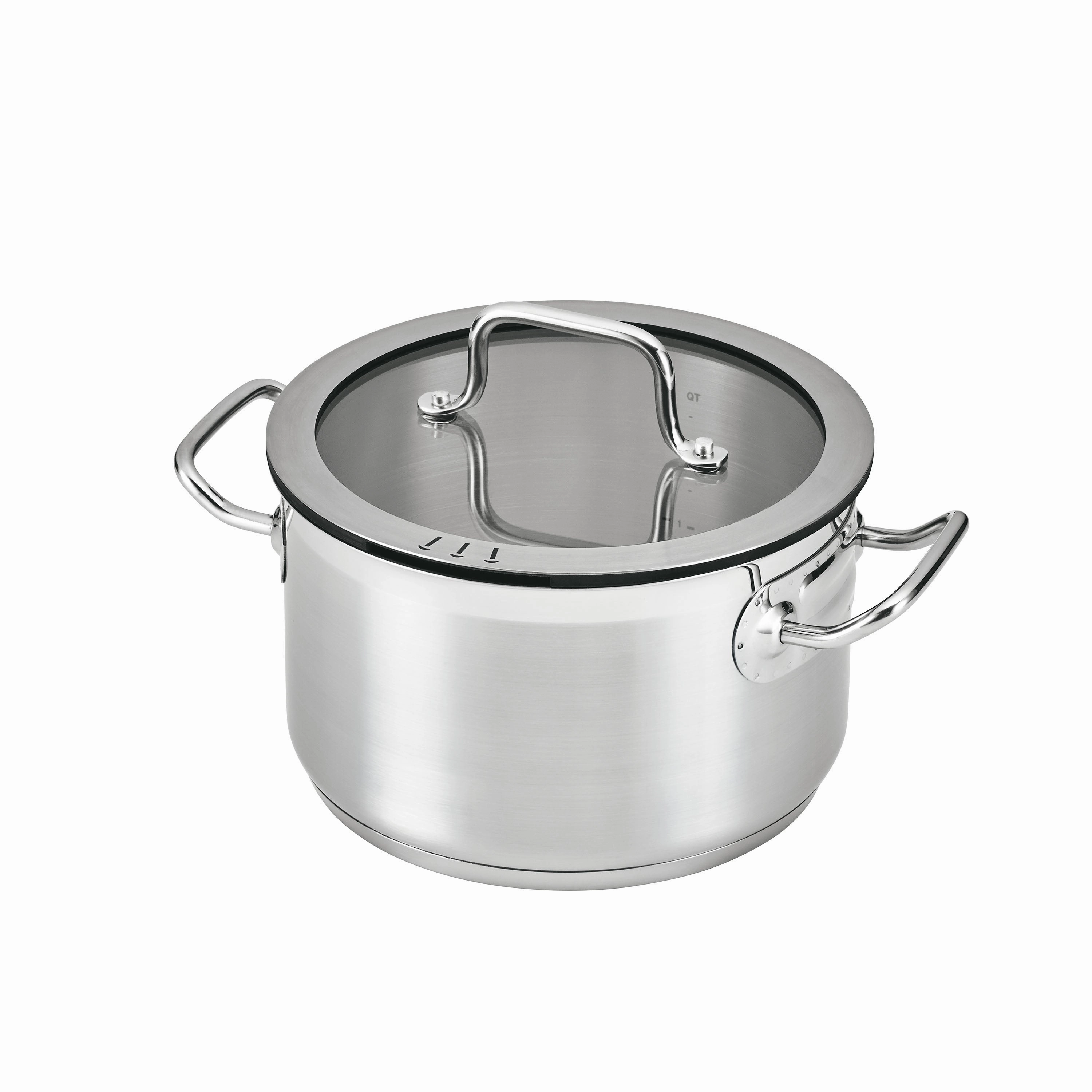 BergHOFF Essentials 7Pc Downdraft 18/10 Stainless Steel Cookware Set