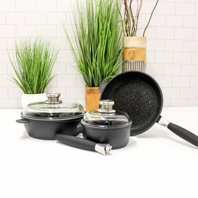 BergHOFF EuroCAST 5Pc Non-stick Starter Cookware Set cookware set,cooking pots,kitchen cookware