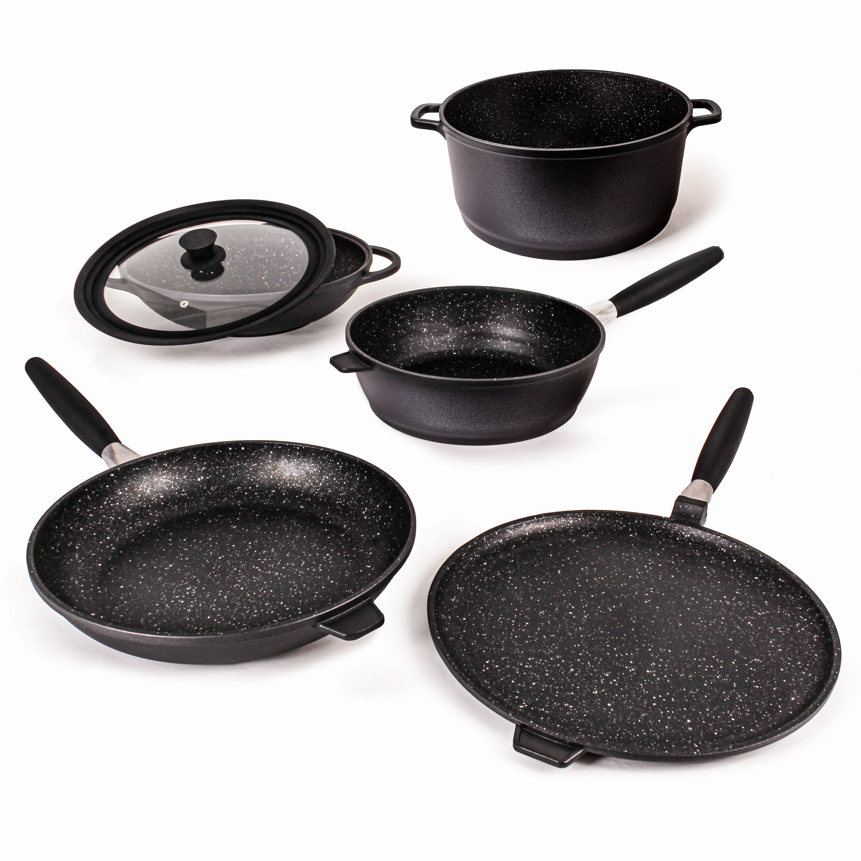 BergHOFF EuroCAST 6Pc Chef Add-on Cookware Set cookware set,cooking pots,kitchen cookware