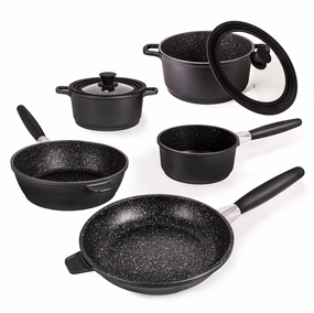 BergHOFF EuroCAST 7Pc Chef Cookware Set cookware set,cooking pots,kitchen cookware