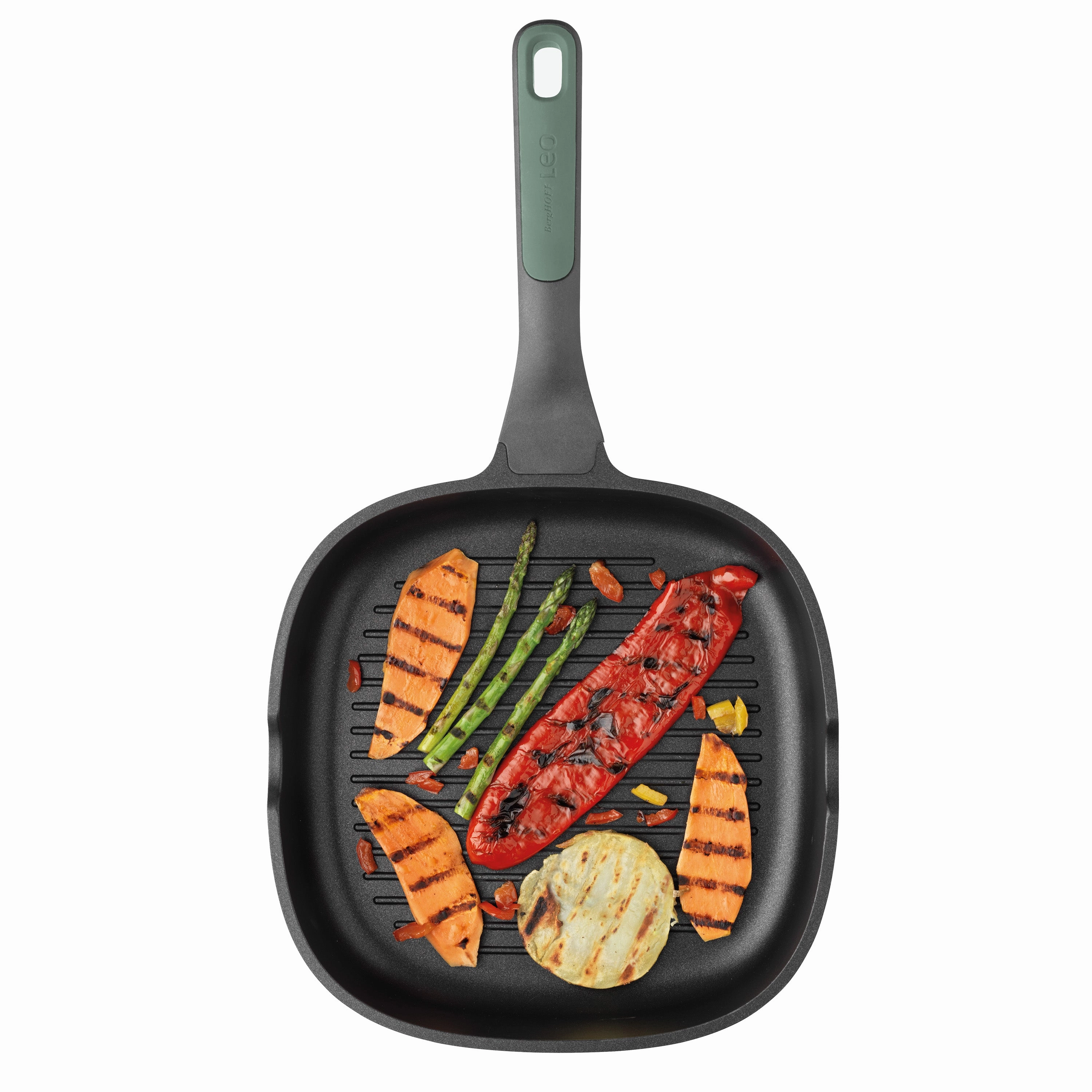 BergHOFF Forest Non-stick Cast Aluminum Grill Pan 10.25"