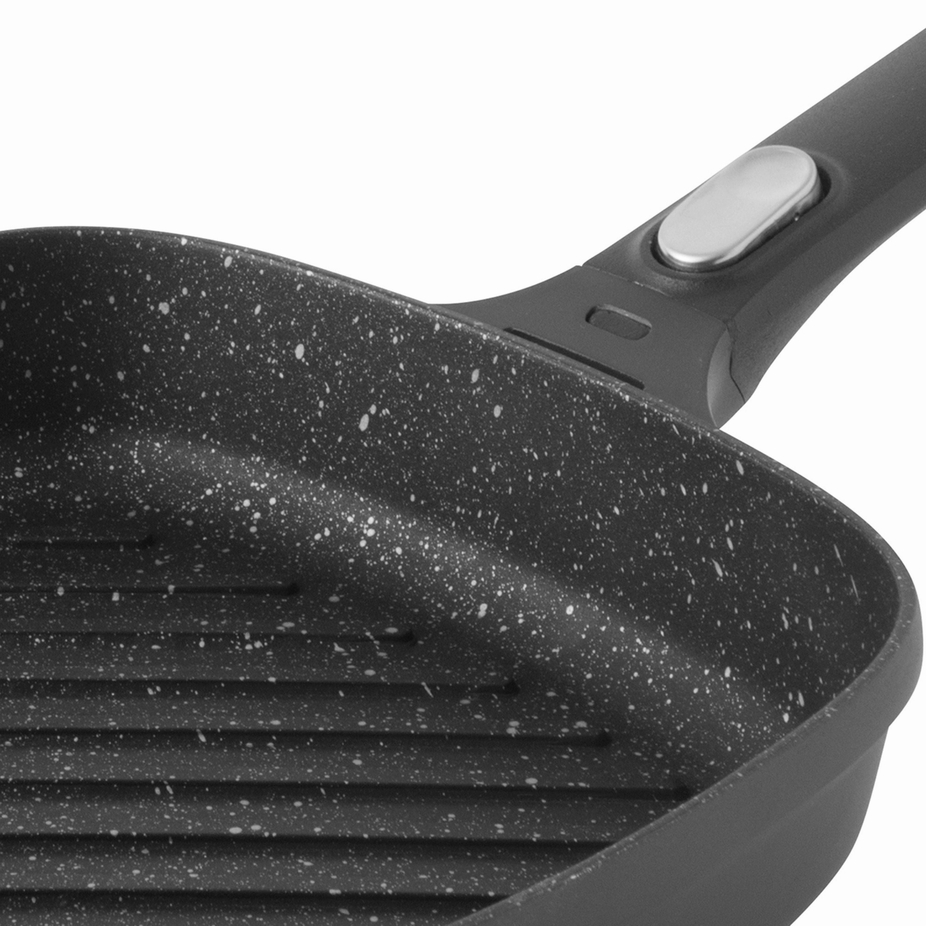 BergHOFF GEM 11" Non-Stick Grill Pan, Black