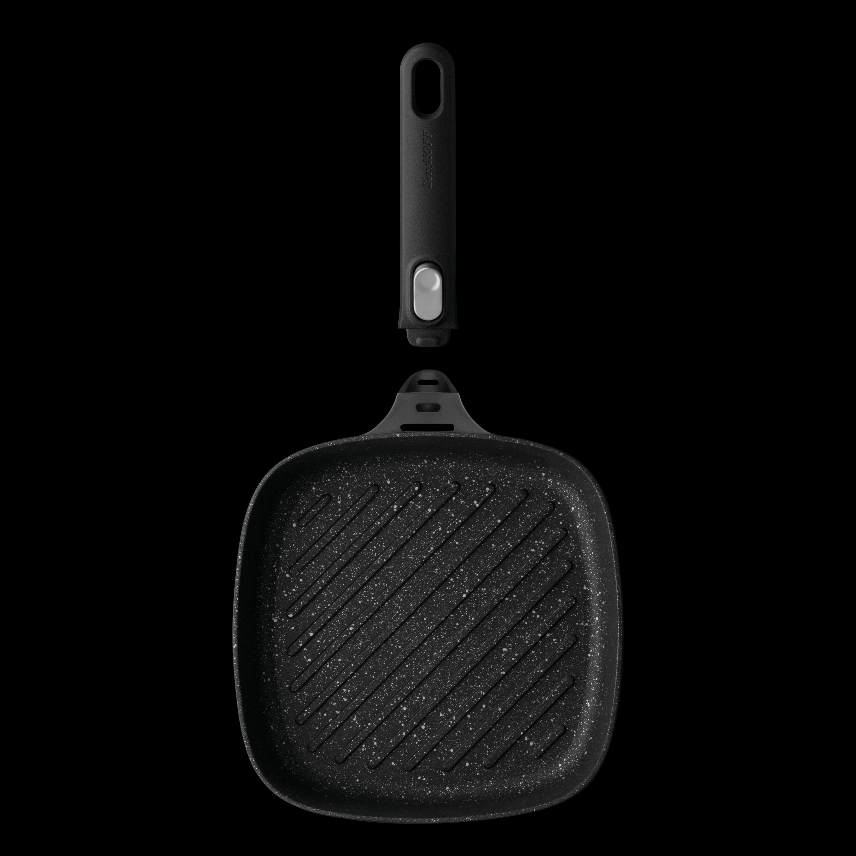 BergHOFF GEM 11" Non-Stick Grill Pan, Black