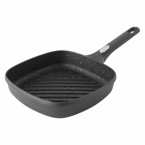 BergHOFF GEM 11" Non-Stick Grill Pan, Black cookware set,cooking pots,kitchen cookware