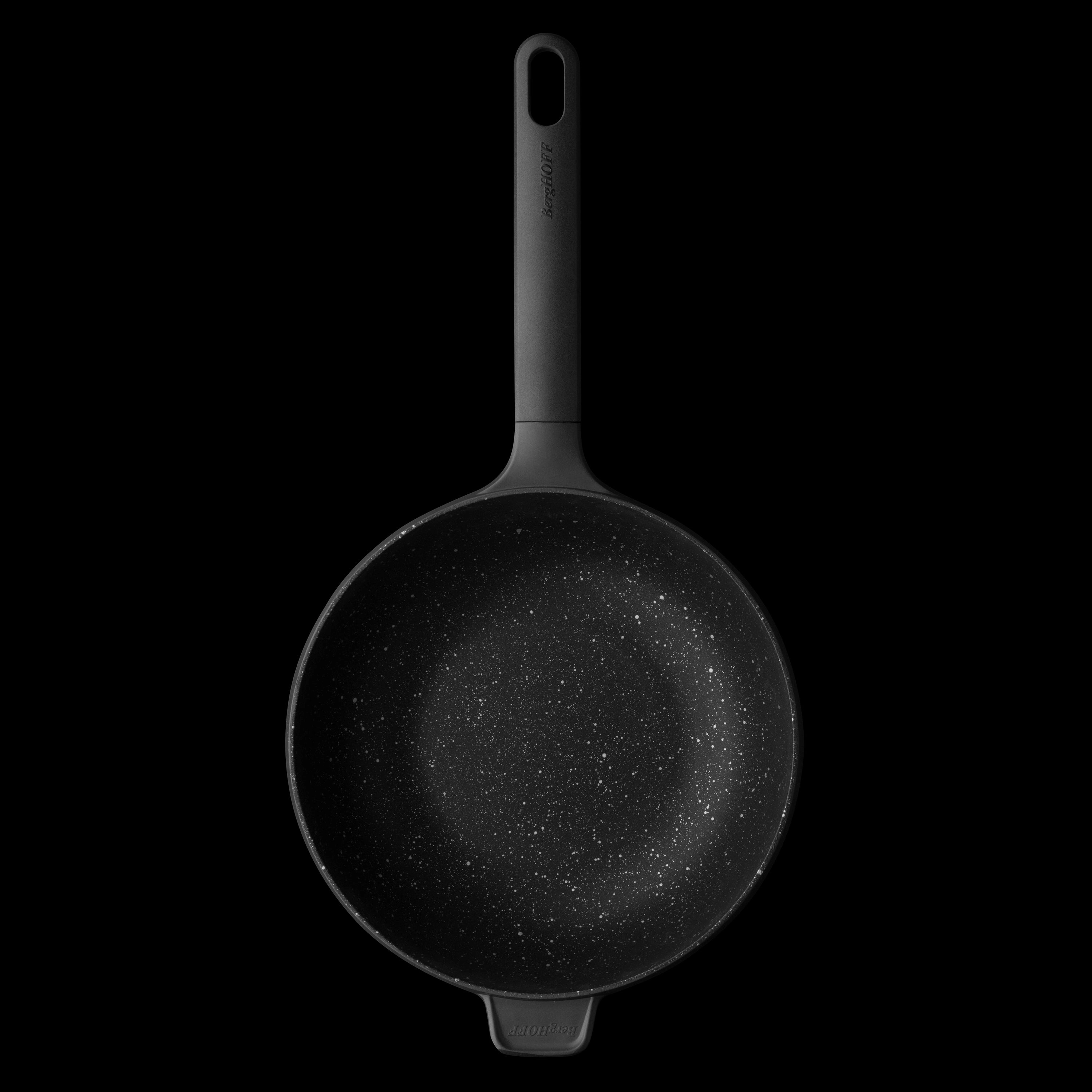BergHOFF GEM 11" Non-stick Stir Fry Pan 4.1Qt., Black