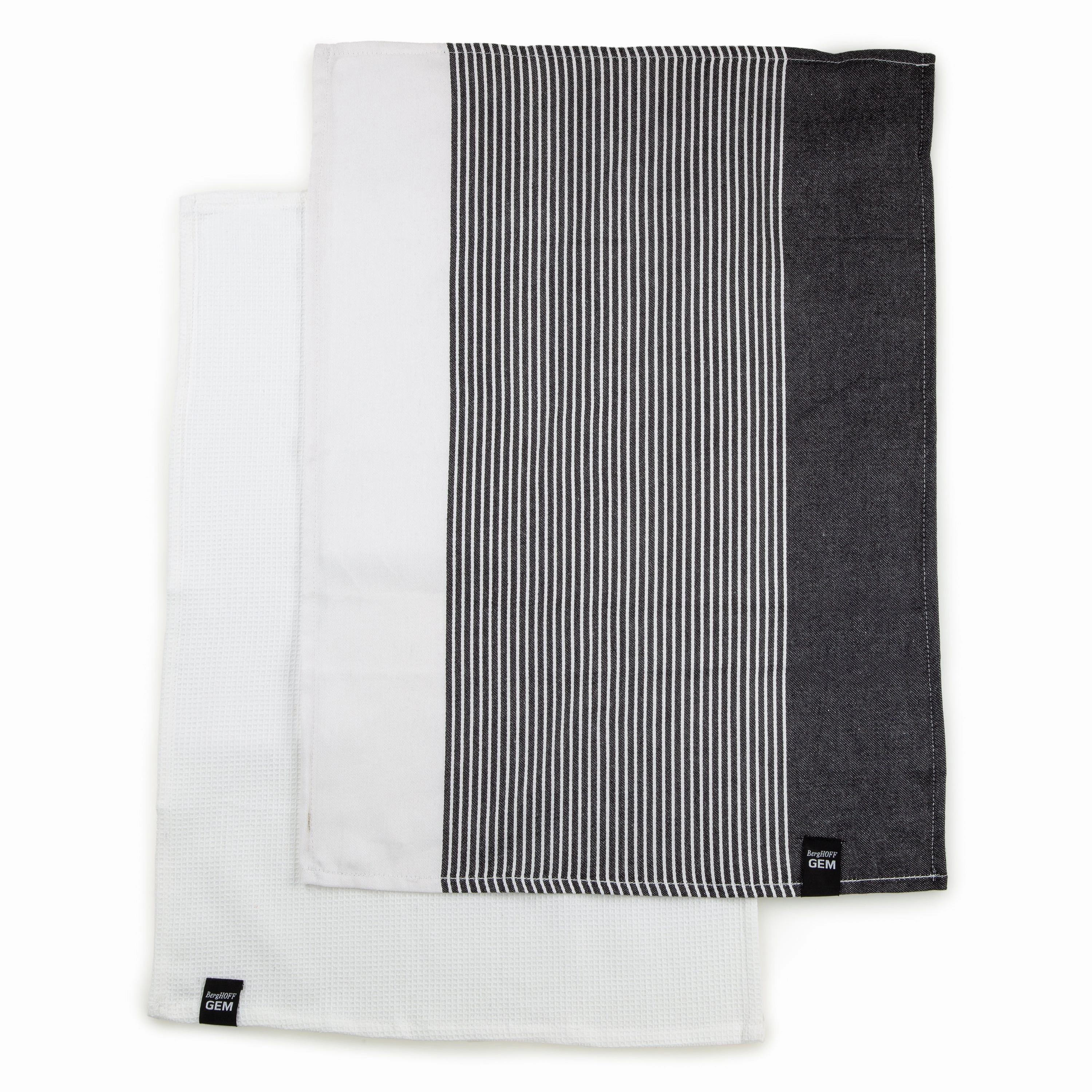 BergHOFF GEM 2pc Cotton Tea Towel Set, Multicolor