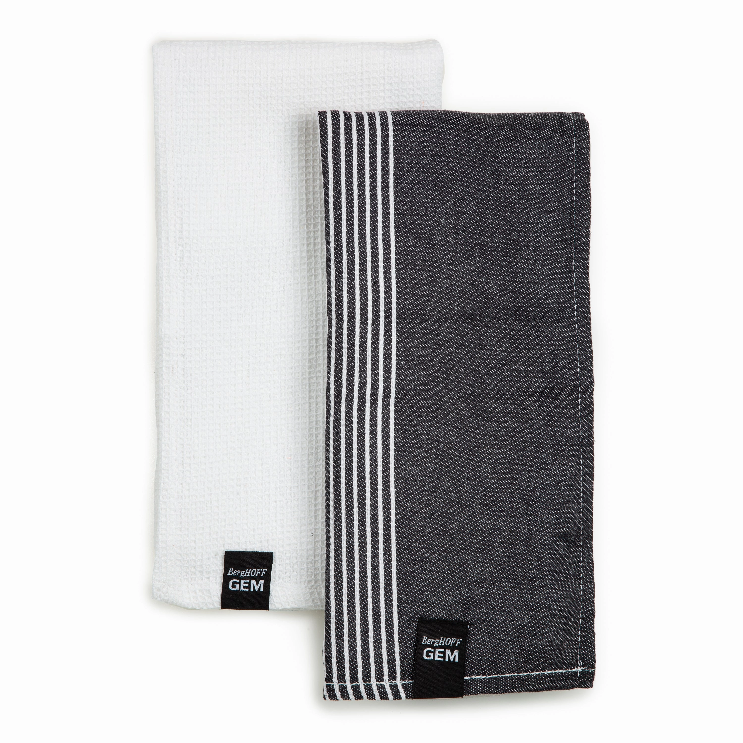BergHOFF GEM 2pc Cotton Tea Towel Set, Multicolor cookware set,cooking pots,kitchen cookware
