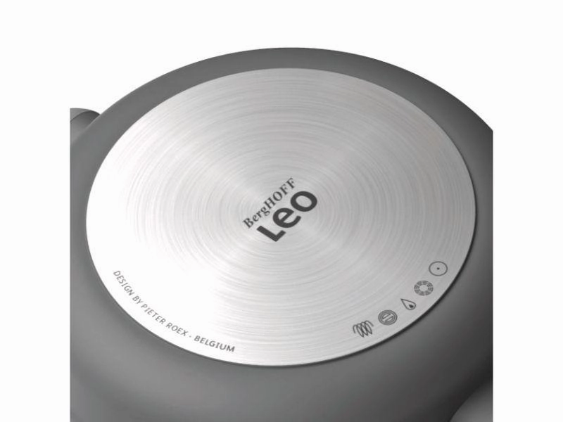 BergHOFF Leo 11" Non-Stick Grill Pan, Grey