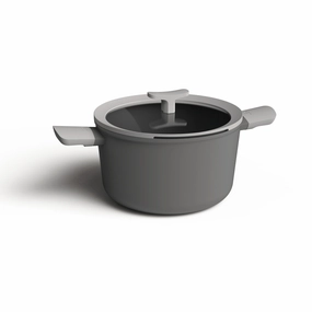 BergHOFF Leo Covered Non-Stick Stockpot, Grey cookware set,cooking pots,kitchen cookware