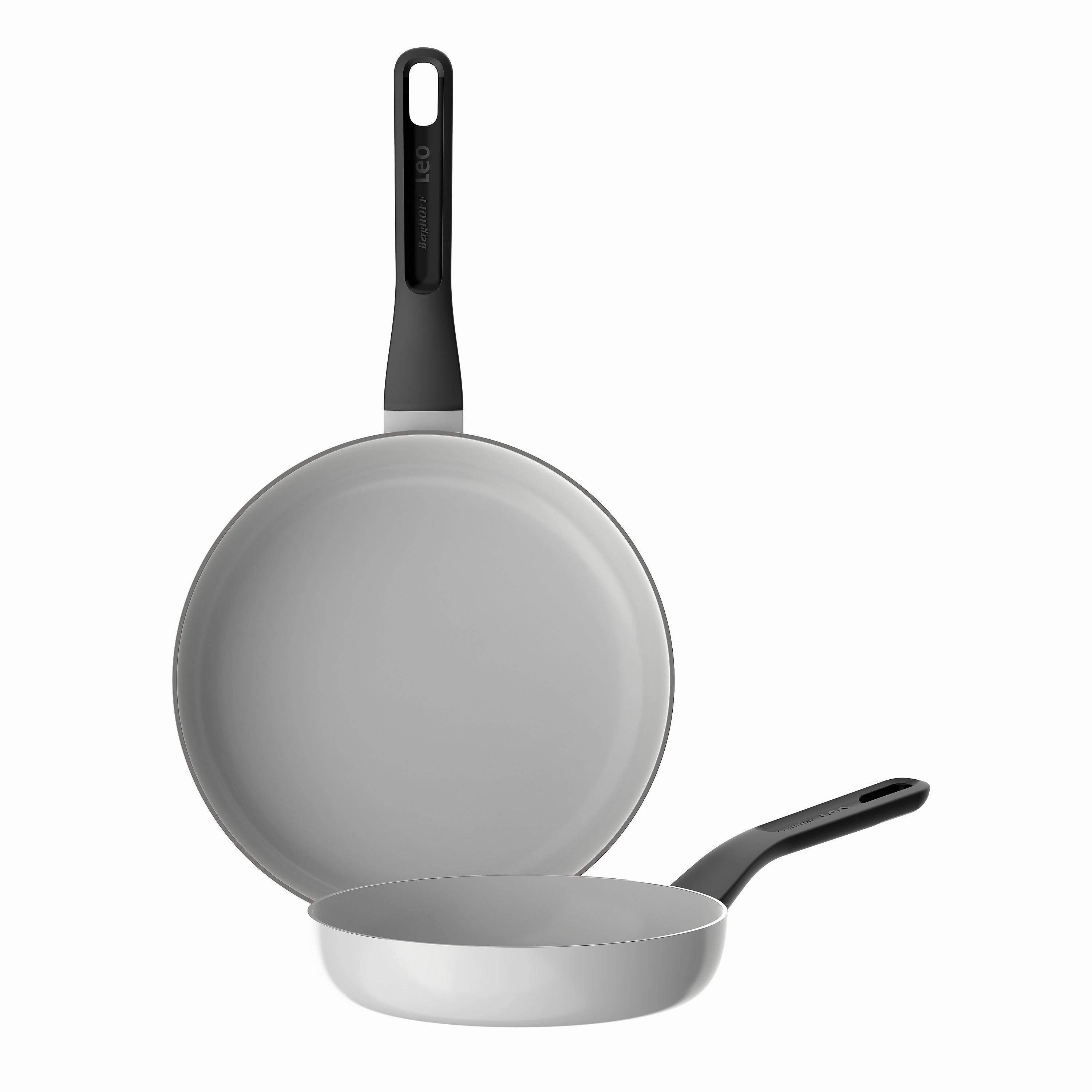 BergHOFF Leo Glints 2Pc Ceramic Nonstick Fry Pan Set, Spirit cookware set,cooking pots,kitchen cookware