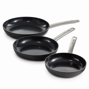 BergHOFF Leo Graphite 3Pc Nonstick Ceramic Frying Pan Set cookware set,cooking pots,kitchen cookware