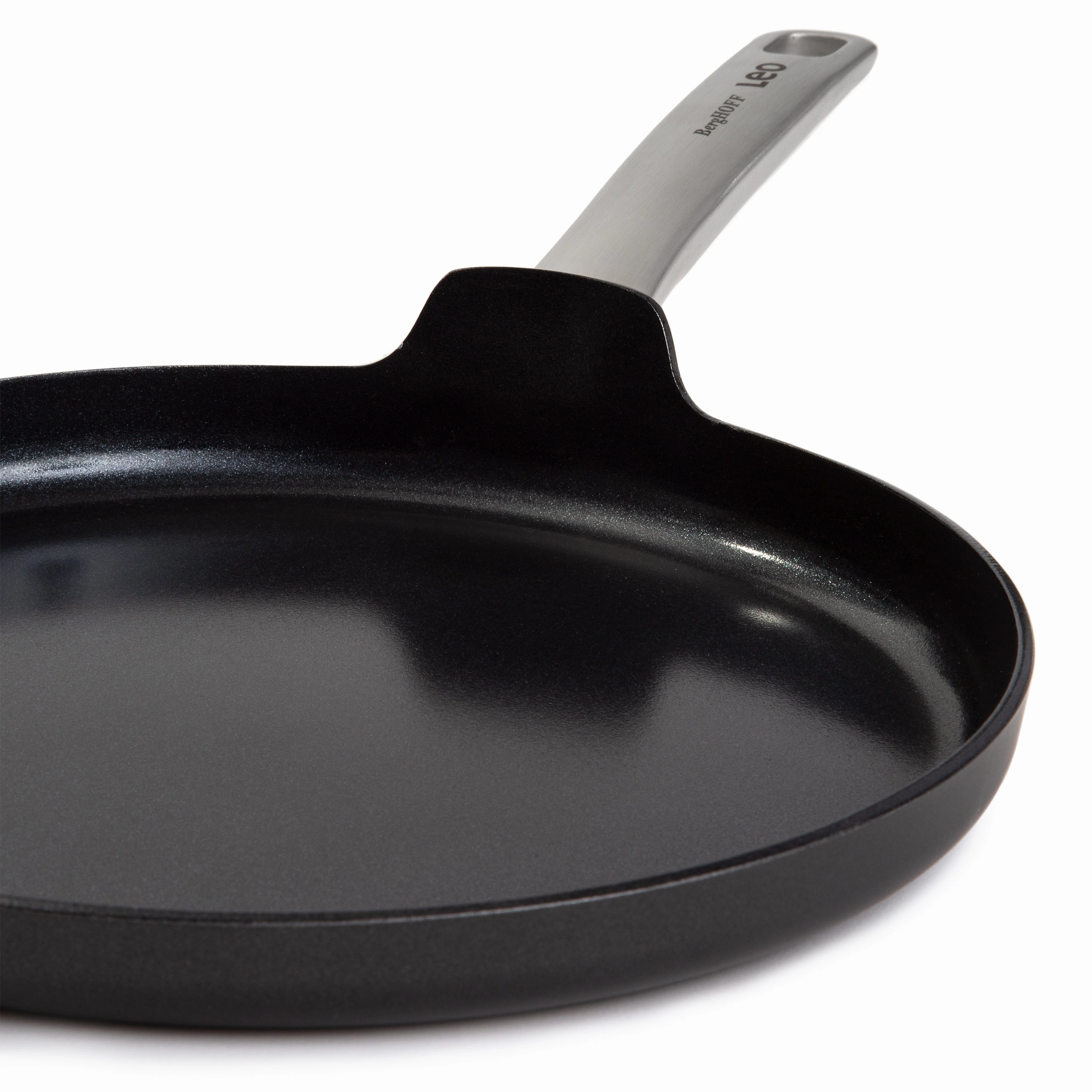 BergHOFF Leo Graphite 3Pc Nonstick Ceramic Specialty Cookware Set, Sustainable Recycled Material