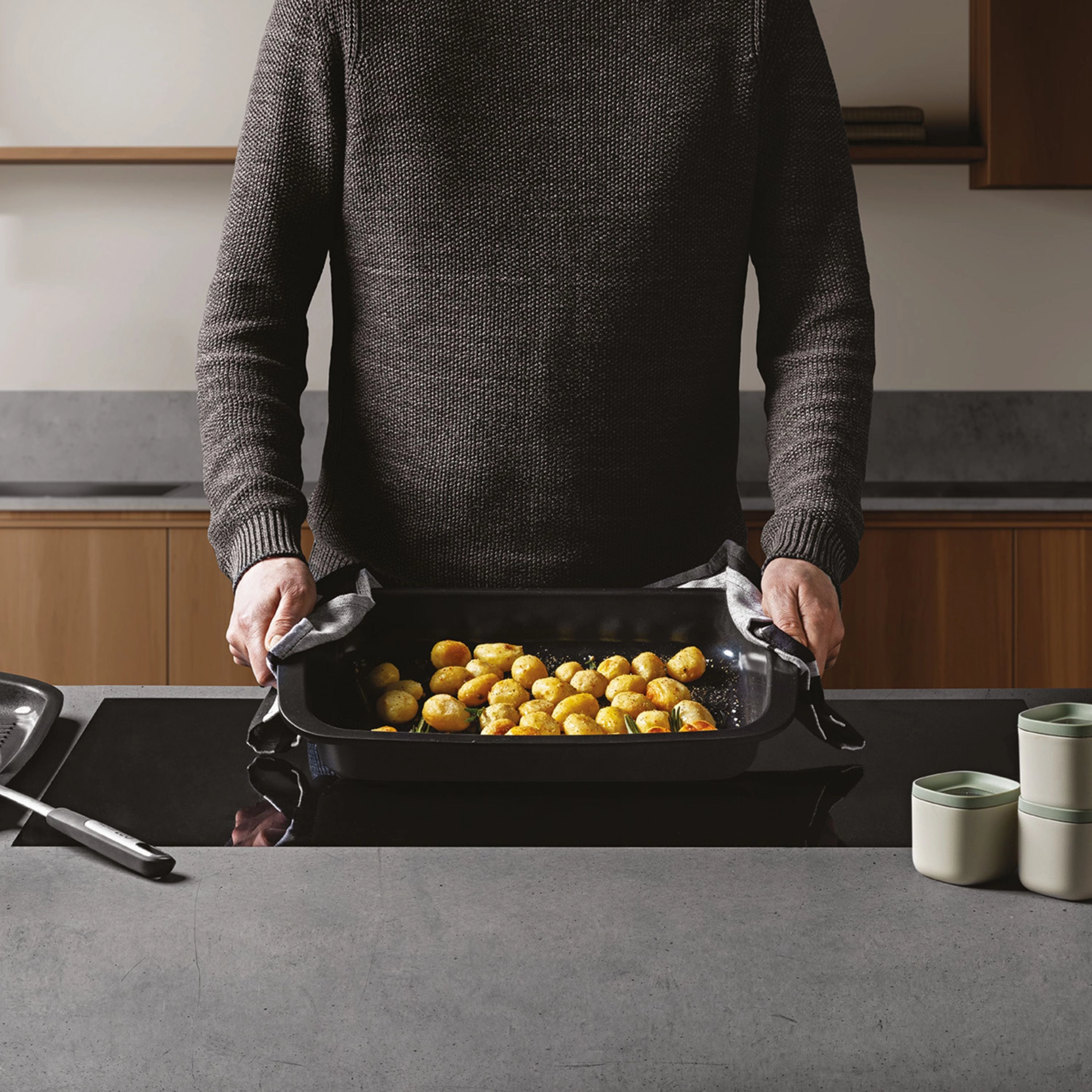 BergHOFF Leo Graphite 3Pc Nonstick Specialty Cast Aluminum Cookware Set