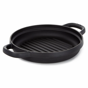 BergHOFF Leo Graphite Enamel Cast Iron Round Grill Pan 10.25" cookware set,cooking pots,kitchen cookware