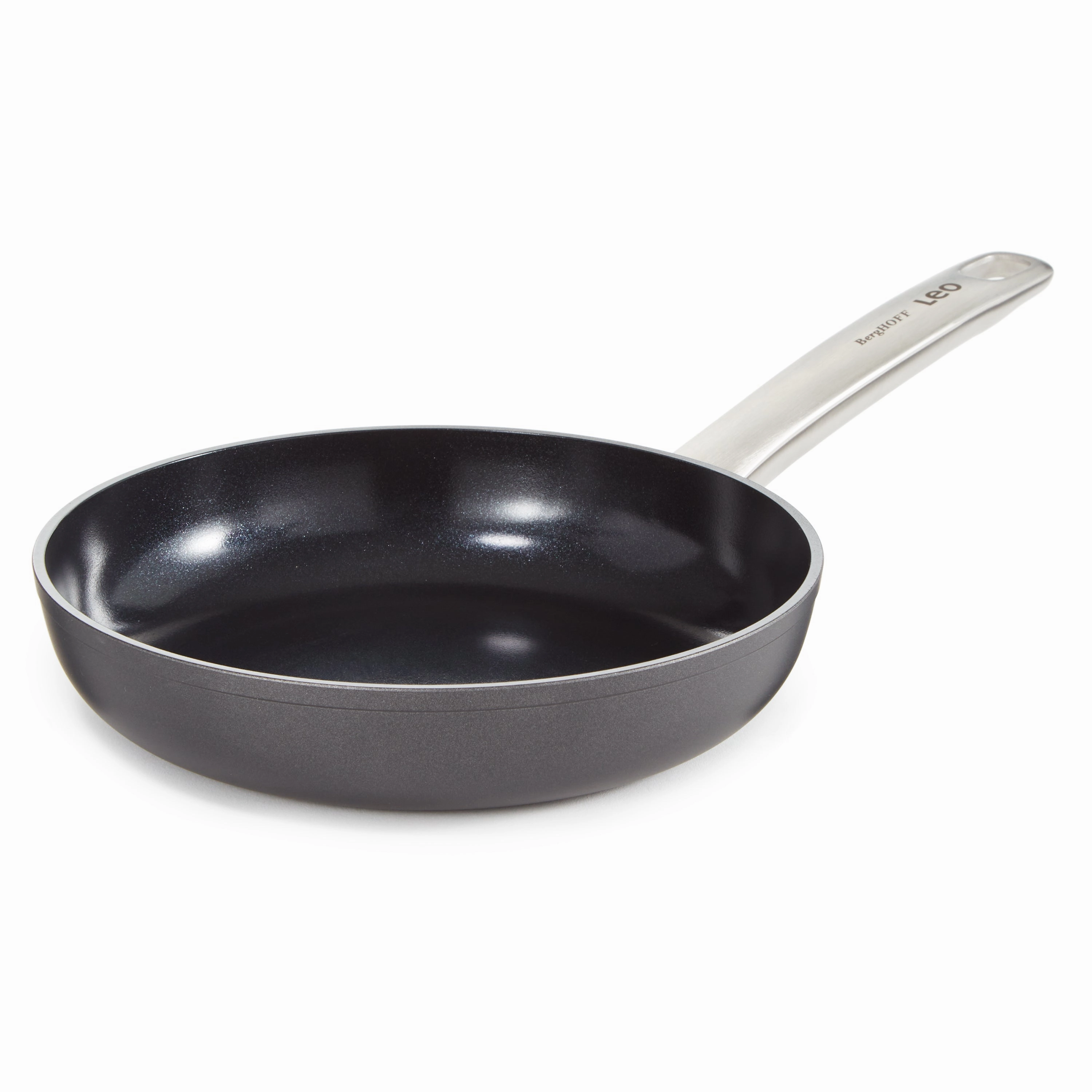 BergHOFF Leo Graphite Nonstick Ceramic Frying Pan 8", Sustainable Recycled Material cookware set,cooking pots,kitchen cookware