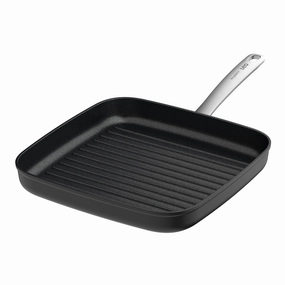 BergHOFF Leo Graphite Nonstick Ceramic Grill Pan 11", Sustainable Recycled Material cookware set,cooking pots,kitchen cookware