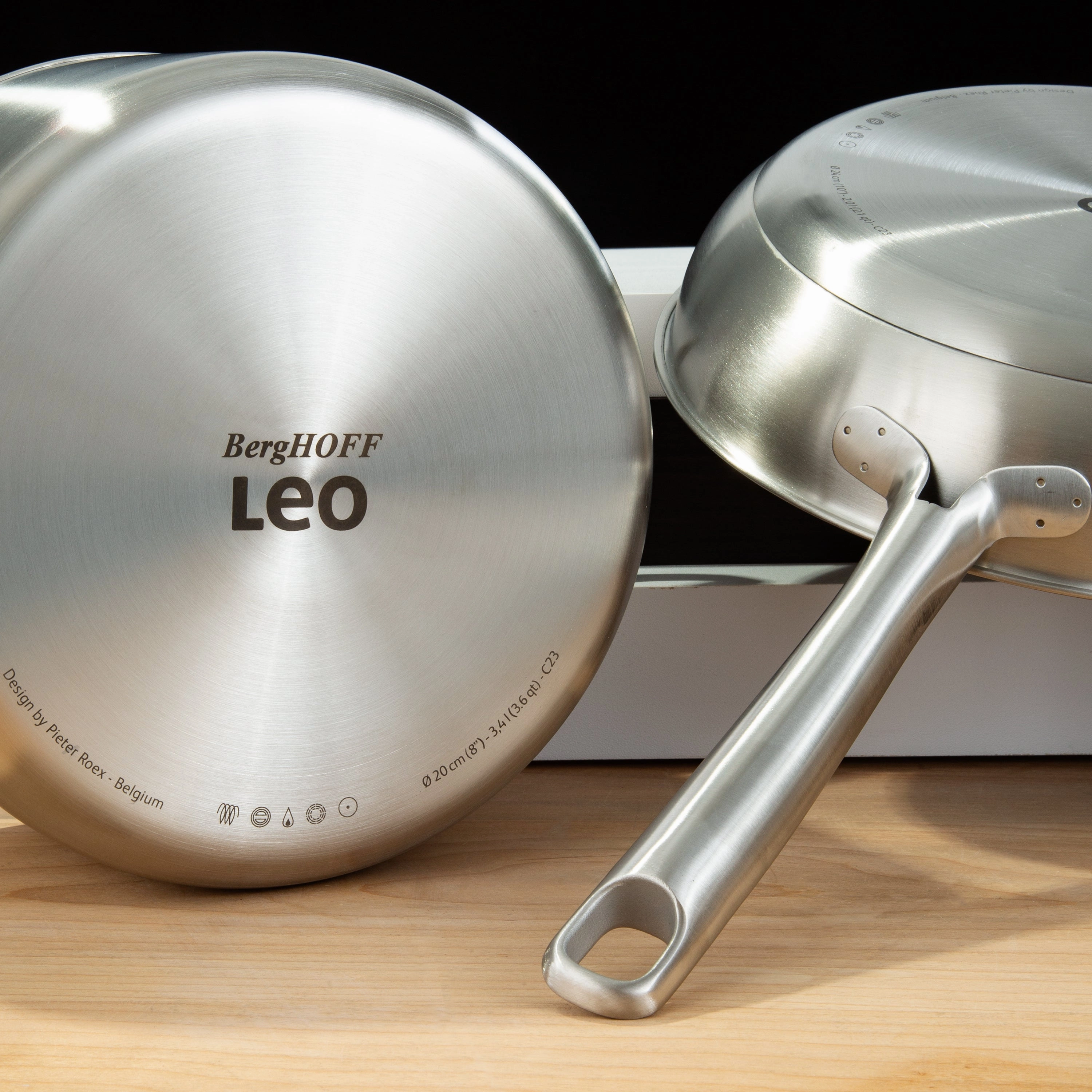 BergHOFF Leo Graphite Recycled 18/10 Stainless Steel Frying Pan 10"