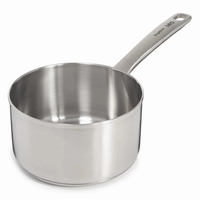 BergHOFF Leo Graphite Recycled 18/10 Stainless Steel Saucepan 6.25", 1.7qt. cookware set,cooking pots,kitchen cookware