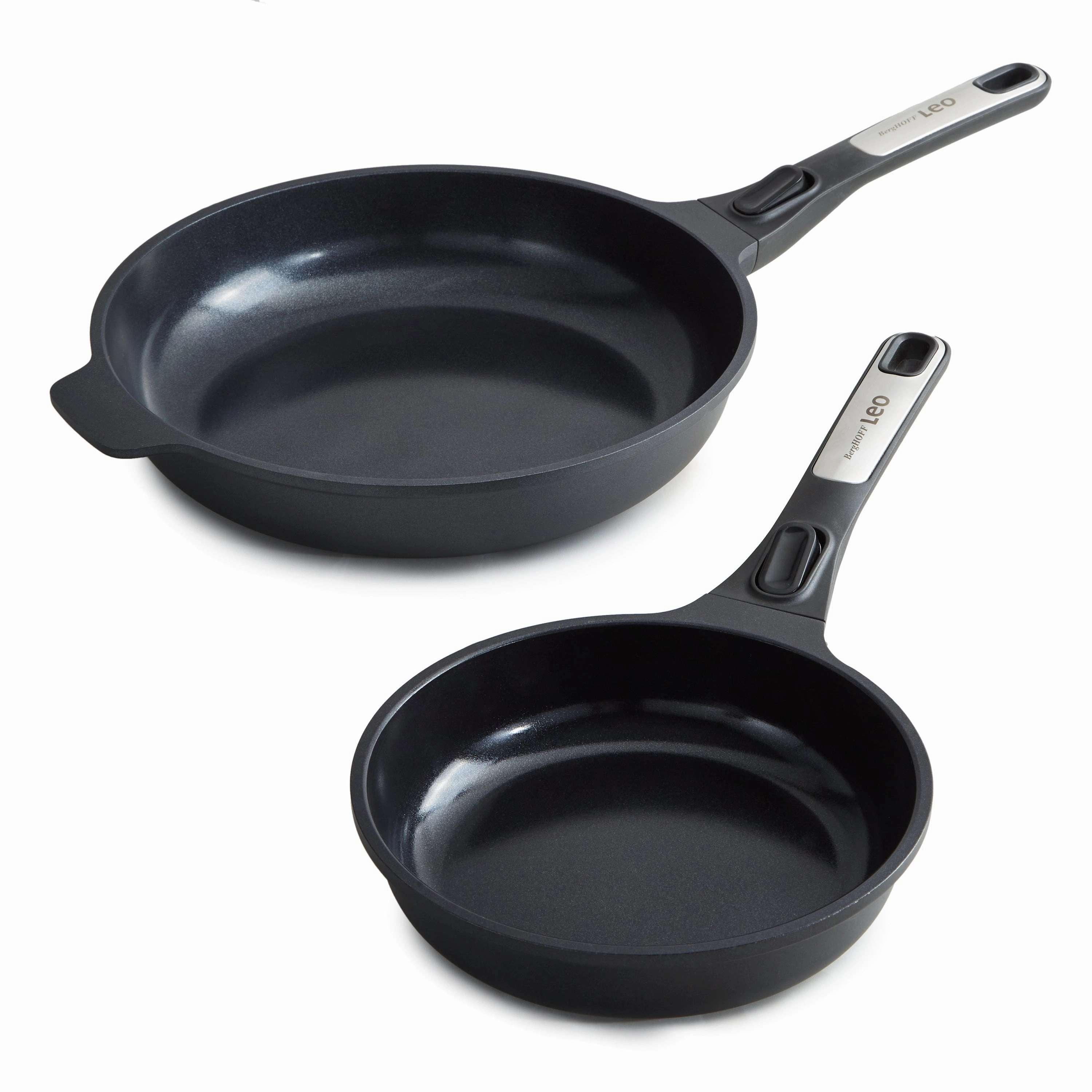 BergHOFF Leo Phantom 2pc Nonstick Ceramic Fry Pan Set, Recycled