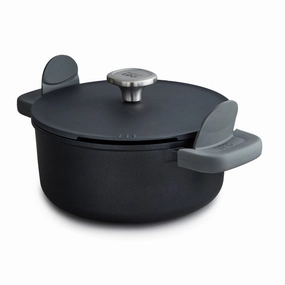 BergHOFF Leo Phantom Nonstick Ceramic 10" Stockpot 4.5qt., Recycled cookware set,cooking pots,kitchen cookware