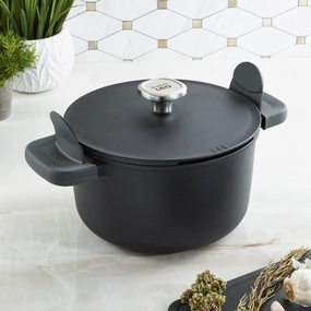 BergHOFF Leo Phantom Nonstick Ceramic 10" Stockpot 5.8qt., Recycled cookware set,cooking pots,kitchen cookware