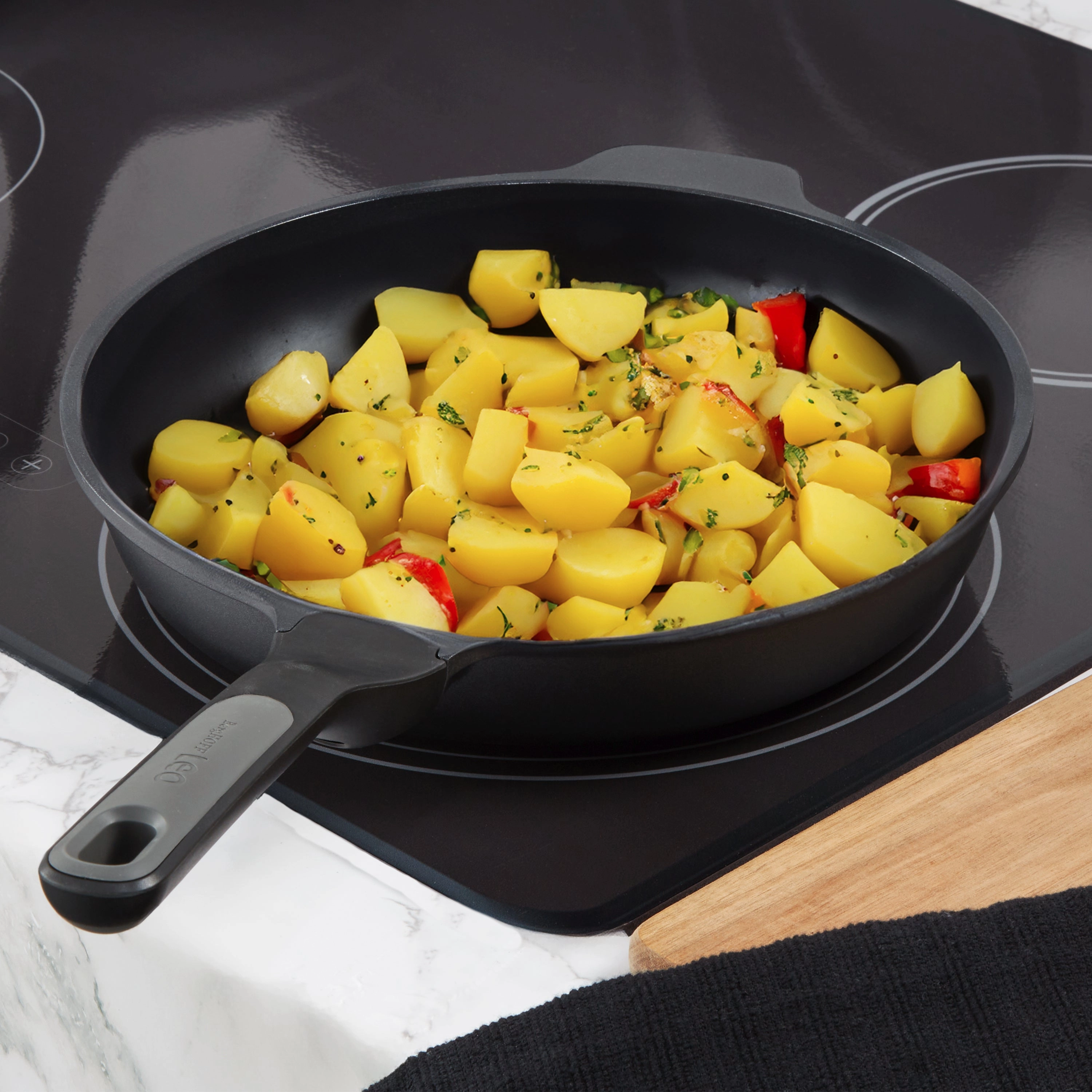 BergHOFF Leo Stone  2pc Nonstick Ceramic Fry Pan Set, Recycled