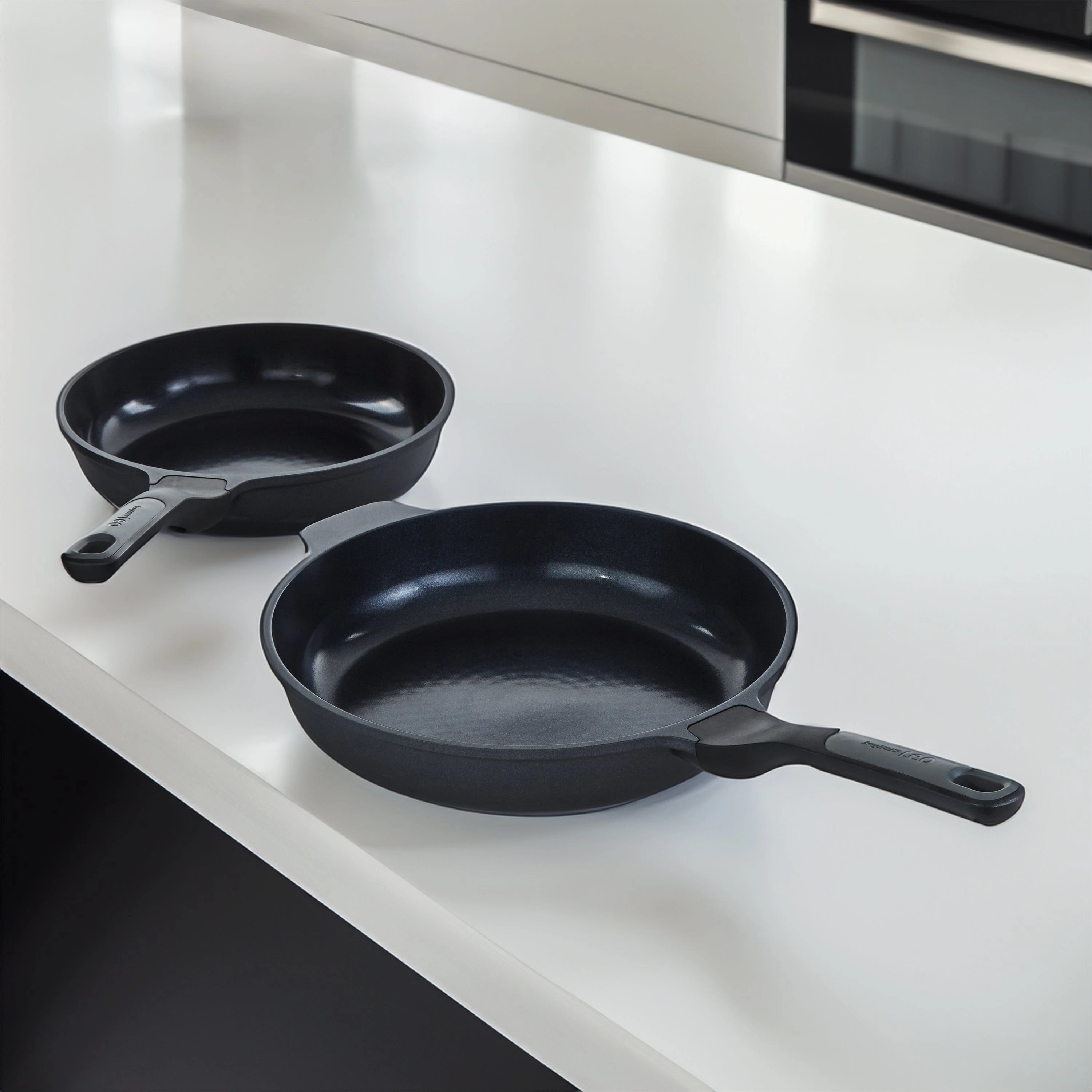 BergHOFF Leo Stone  2pc Nonstick Ceramic Fry Pan Set, Recycled