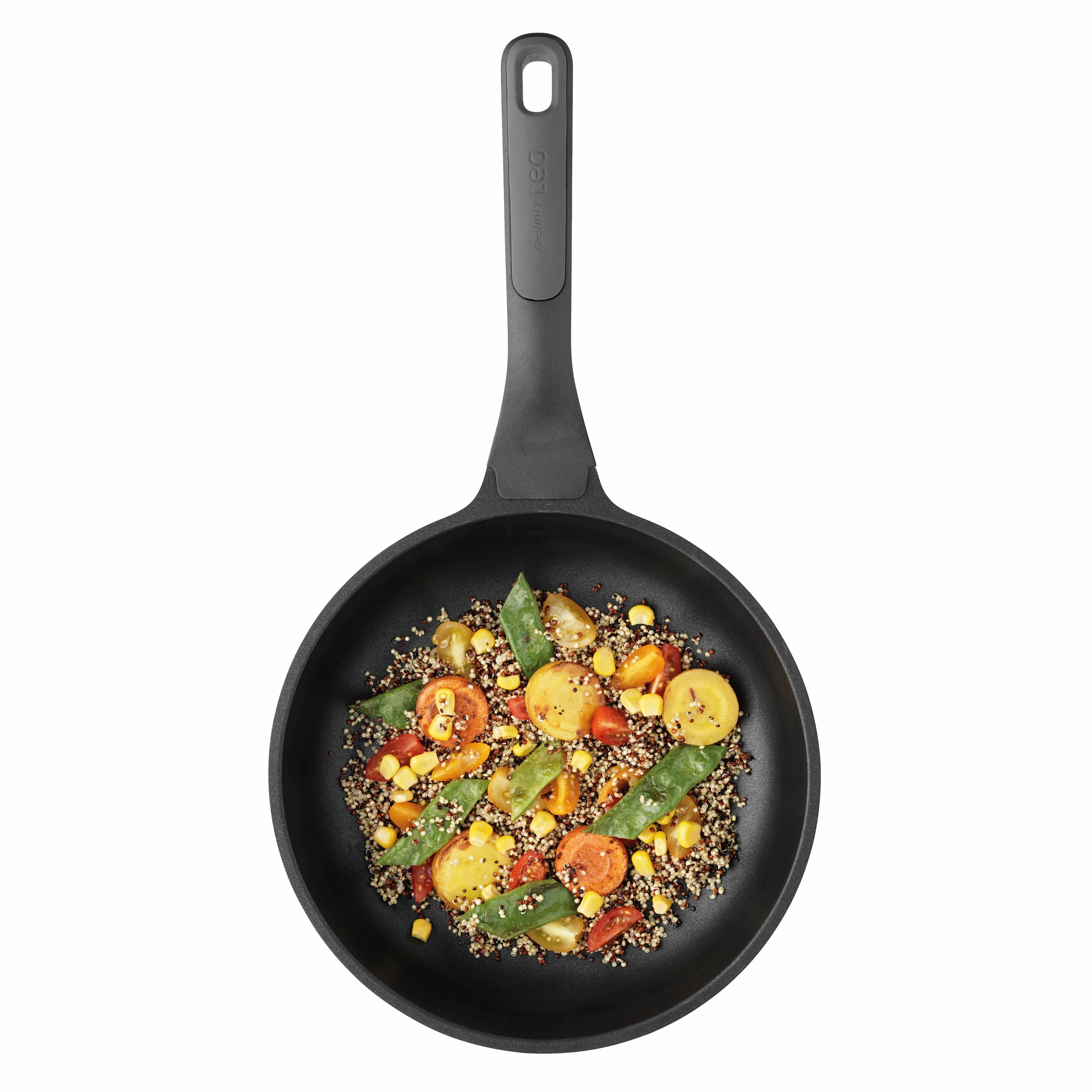 BergHOFF Leo Stone  Aluminum Nonstick Ceramic Fry Pan 10", Recycled