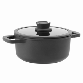 BergHOFF Leo Stone  Nonstick Ceramic 10" Stockpot 4.6qt, Recycled cookware set,cooking pots,kitchen cookware