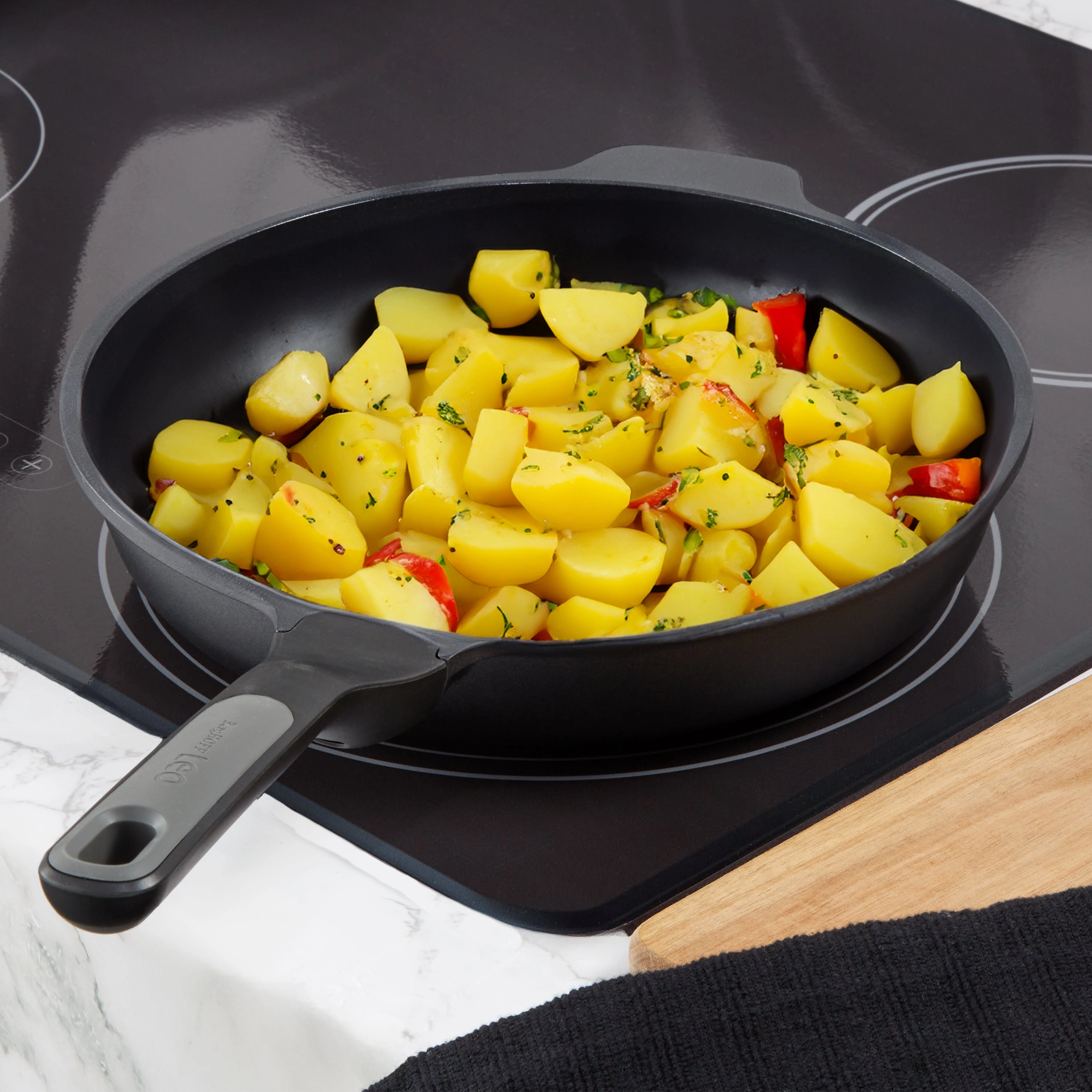 BergHOFF Leo Stone  Nonstick Ceramic Aluminum Fry Pan 11", Recycled