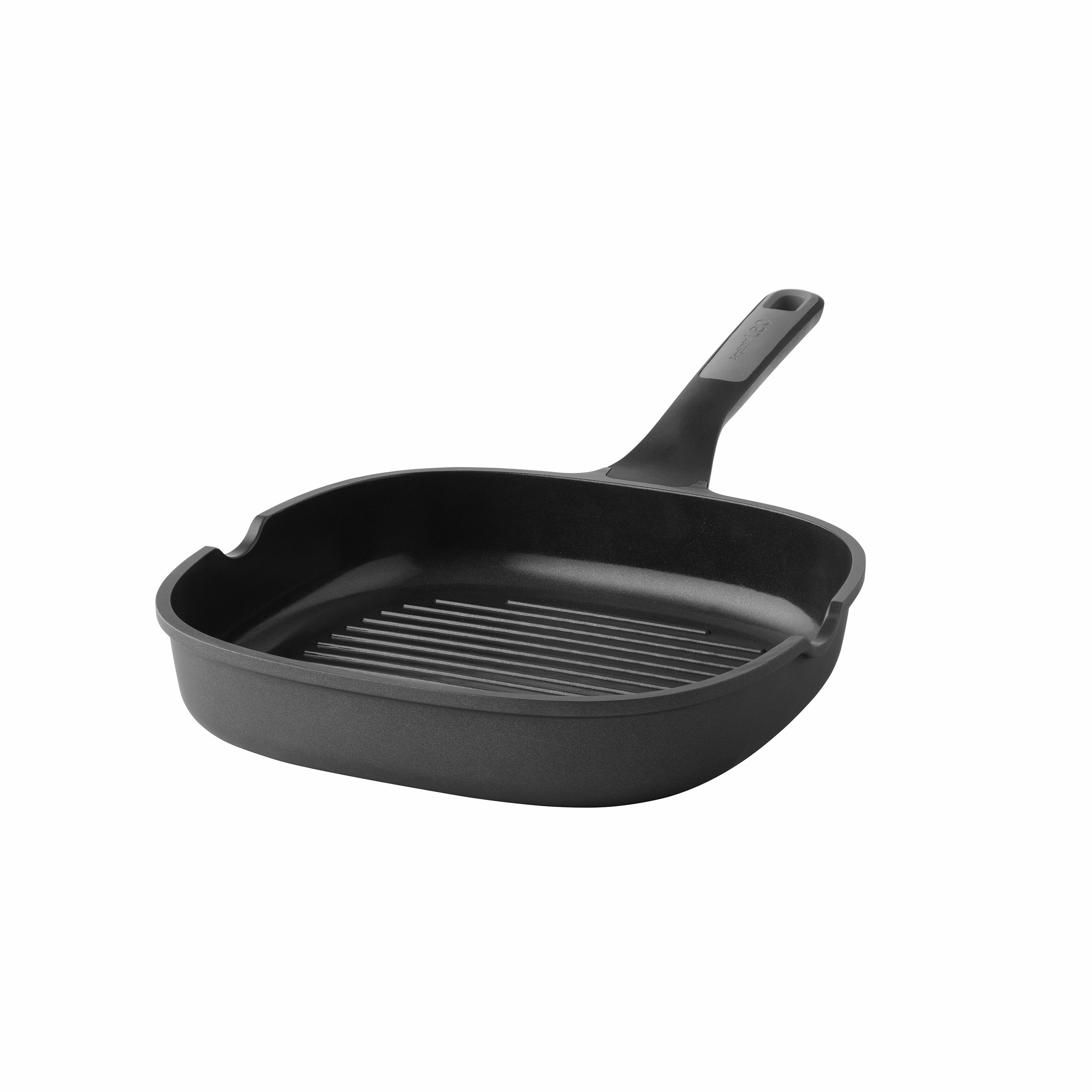 BergHOFF Leo Stone  Nonstick Ceramic Grill Pan 10.25", Recycled