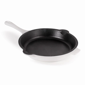 BergHOFF Neo Cast Iron Fry Pan 10", White cookware set,cooking pots,kitchen cookware