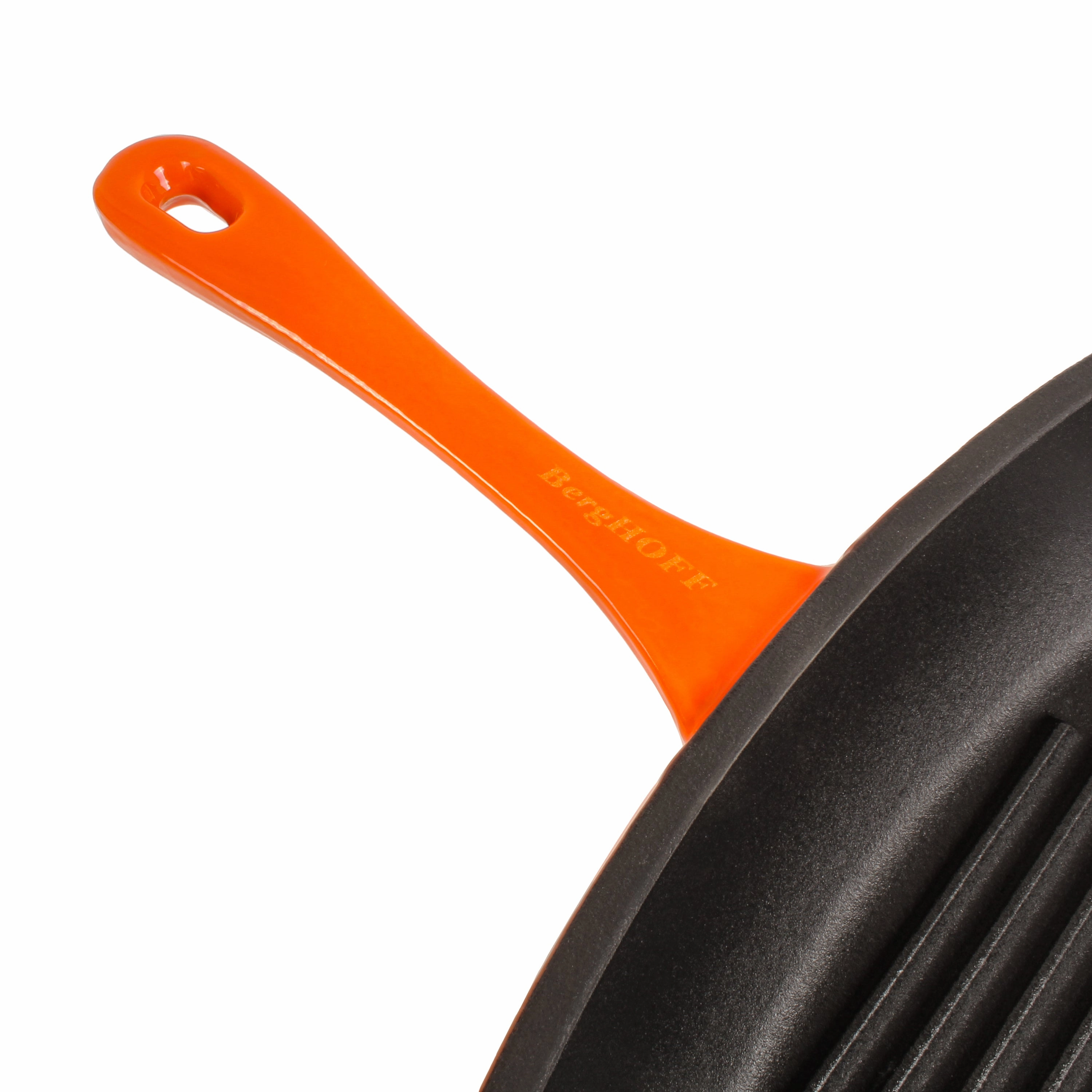 BergHOFF Neo Cast Iron Square Grill Pan 11", Orange