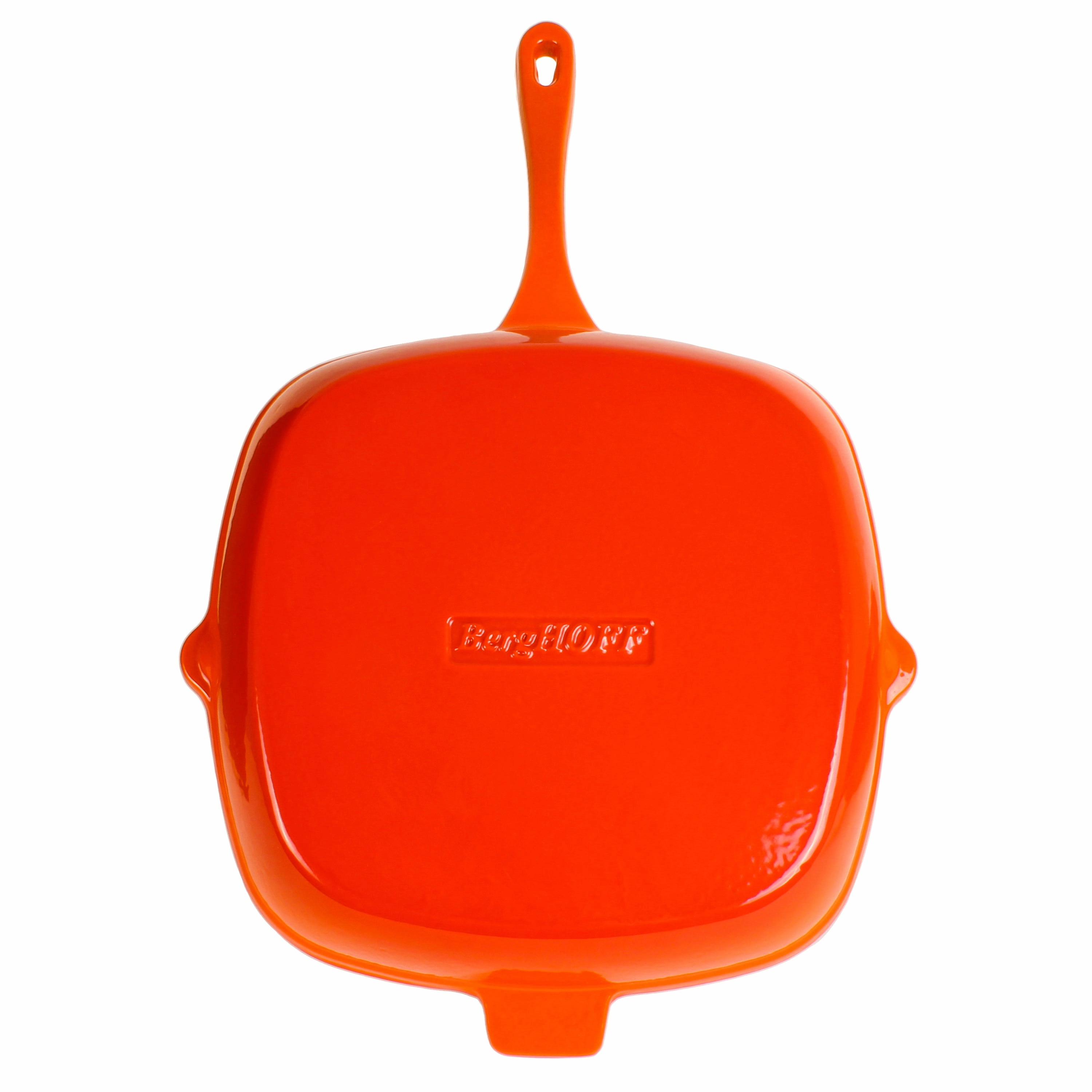 BergHOFF Neo Cast Iron Square Grill Pan 11", Orange