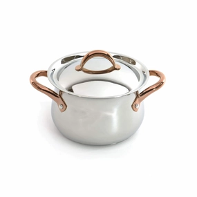 BergHOFF Ouro Gold 18/10 Stainless Steel 8" Stockpot with SS Lid, 5qt. cookware set,cooking pots,kitchen cookware