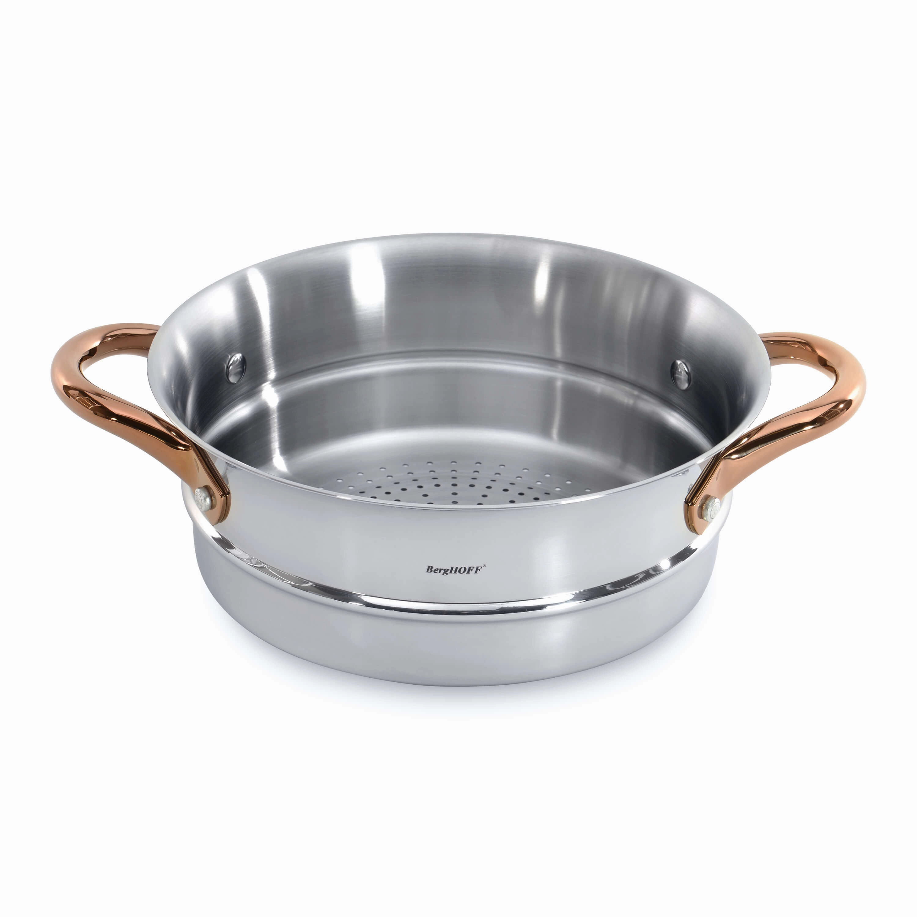 BergHOFF Ouro Gold 18/10 Stainless Steel 9.5" Steamer Insert, Two Side Handles cookware set,cooking pots,kitchen cookware