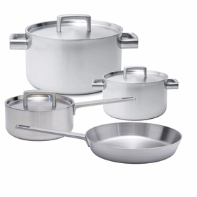 BergHOFF Ron 7Pc 18/10 Stainless Steel 5-Ply Cookware Set cookware set,cooking pots,kitchen cookware