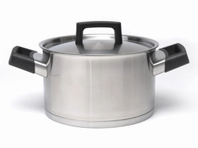 BergHOFF Ron 8" 18/10 Stainless Steel Covered Dutch Oven, 3.1 Qt cookware set,cooking pots,kitchen cookware