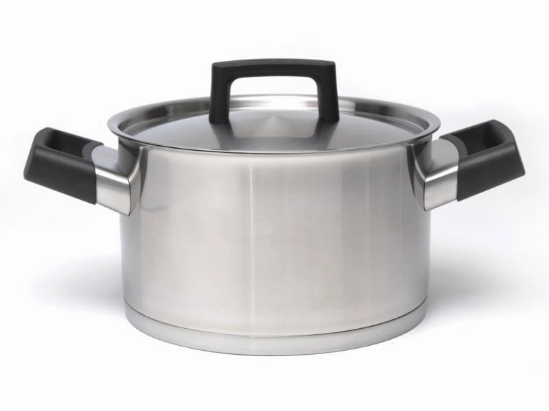 BergHOFF Ron 8" 18/10 Stainless Steel Covered Dutch Oven, 3.1 Qt cookware set,cooking pots,kitchen cookware
