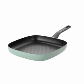 BergHOFF Sage Non-stick Aluminum Grill Pan 10.25" cookware set,cooking pots,kitchen cookware