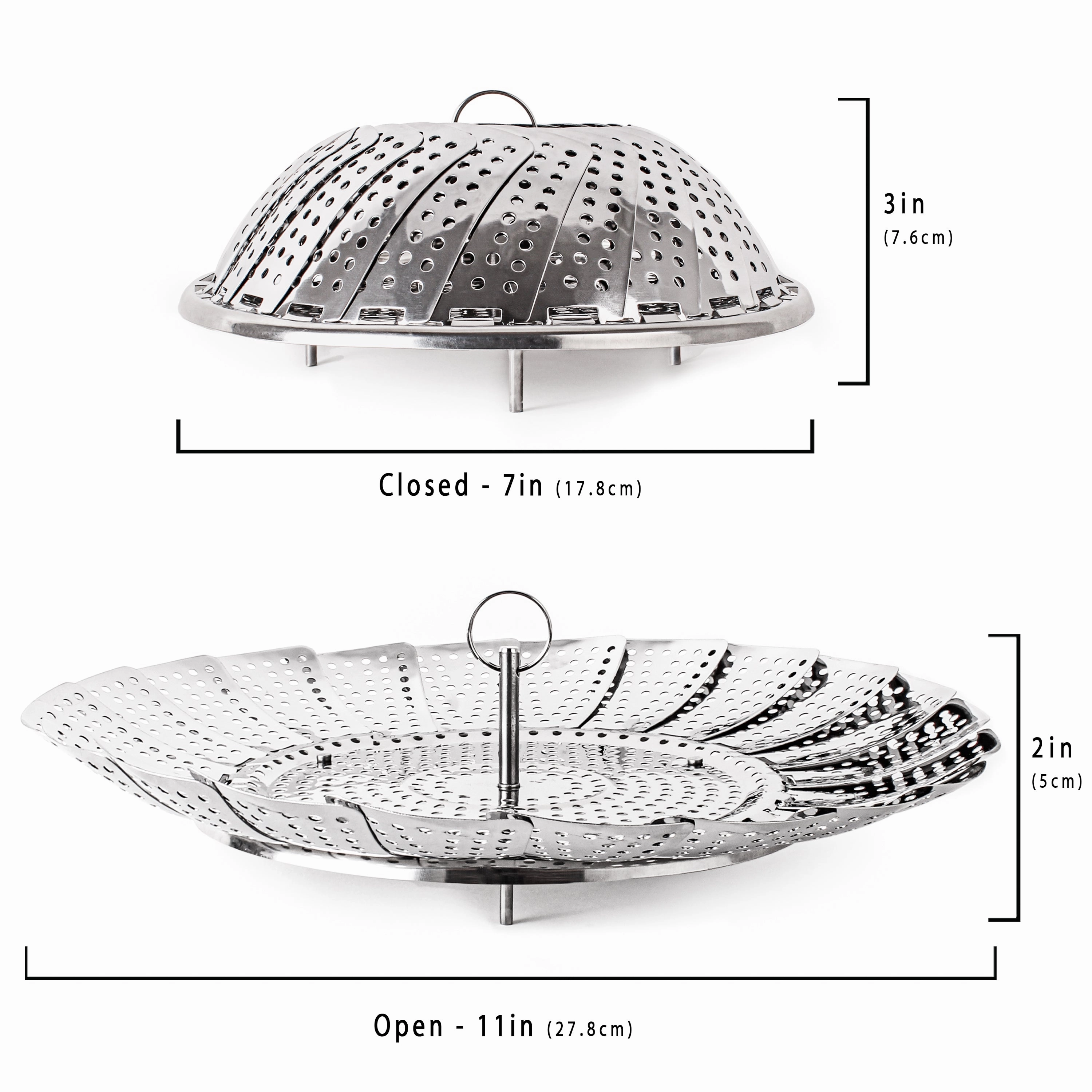 BergHOFF Stainless Steel 12" Steamer Basket