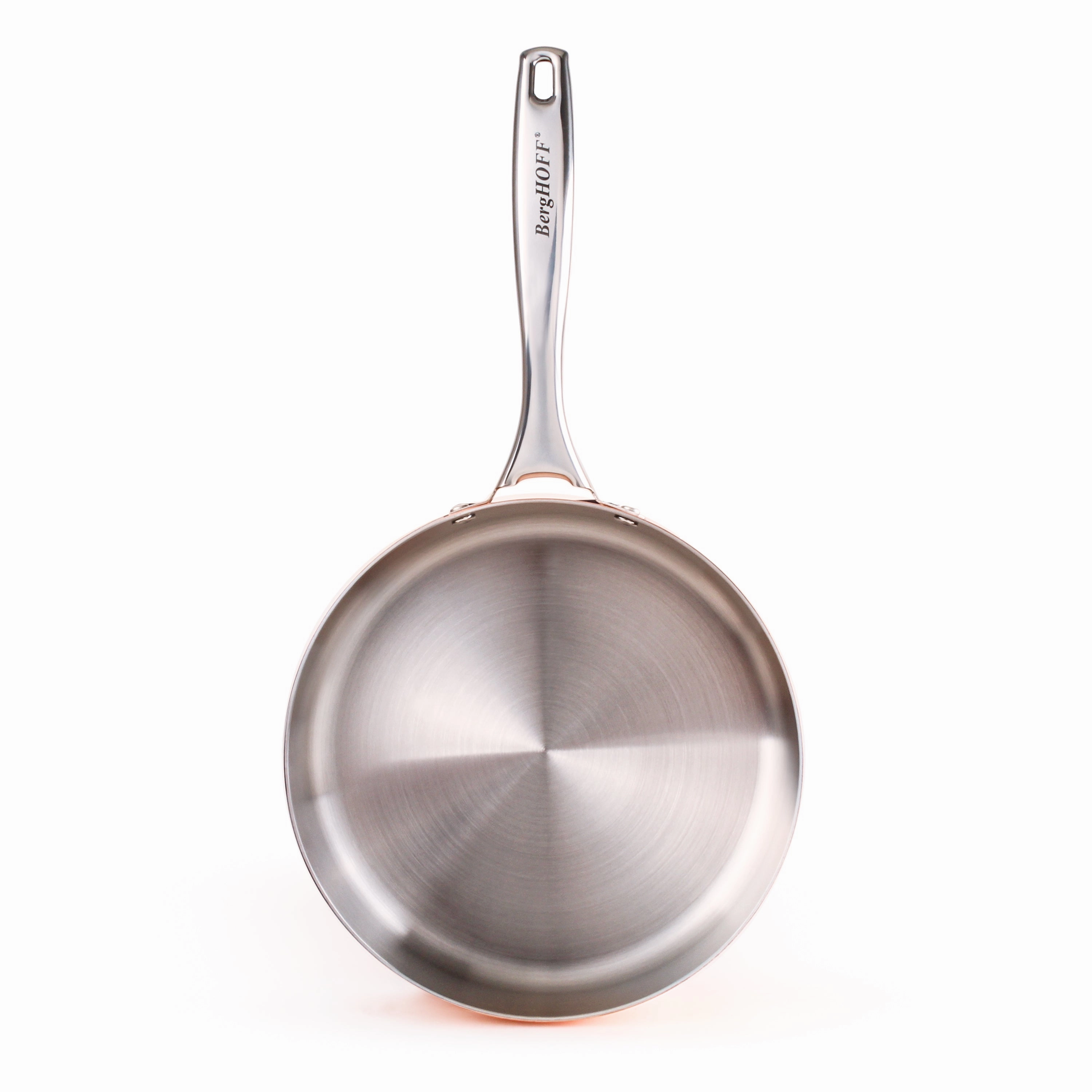 BergHOFF Vintage Tri-Ply Copper 9.5" Deep Skillet, Hammered