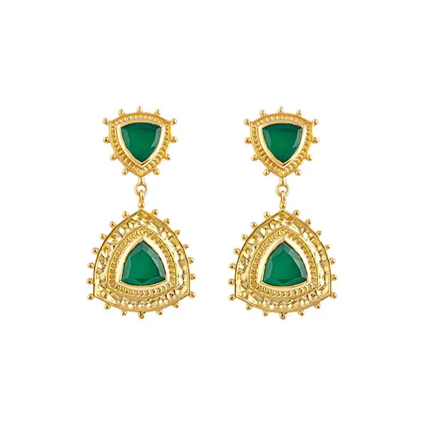 Bianc Athena Earrings Green Shoes_Bianc-Jewellery