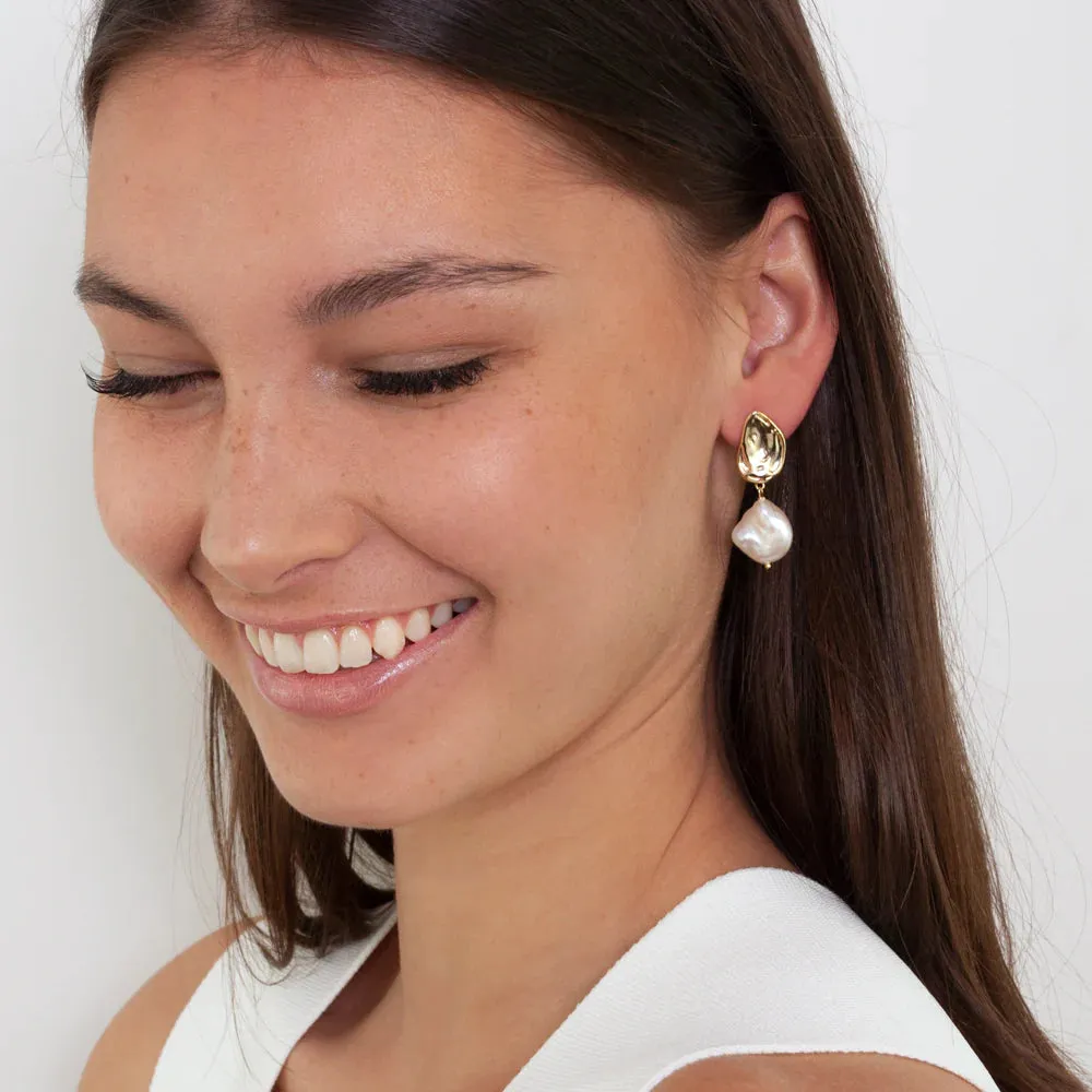 Bianc Atlantic Earring Gold Shoes_Bianc-Jewellery