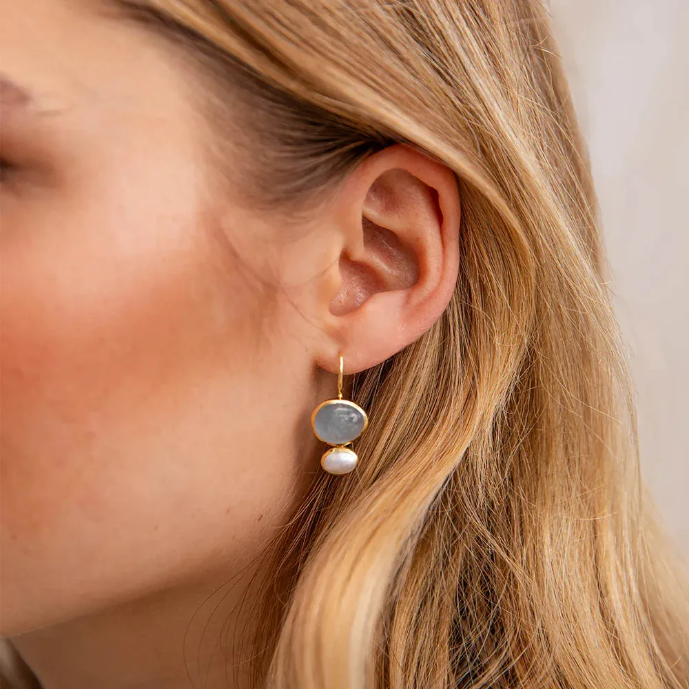 Bianc Cubism Earrings Blue Shoes_Bianc-Jewellery
